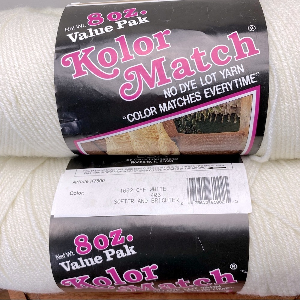Vintage Caron Kolor Match Yarn - Lot of 3